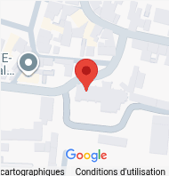 Localisation de l'Église Saint-Pierre de Meslay-du-Maine